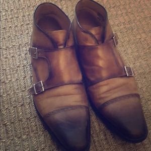 Paul Evans Men’s Double Monkstrap Boot. Size 12